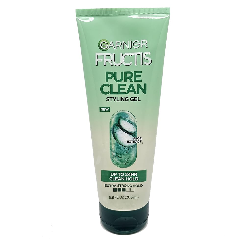 Garnier Fructis Style Pure Clean Styling Gel, 6.80 Oz ( Pack of 6)