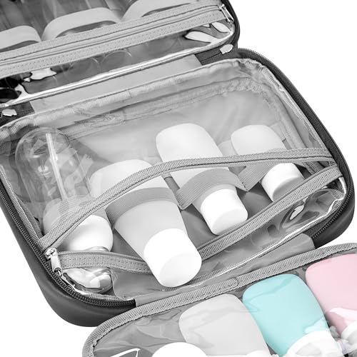 MASSY Egg Shape(Oval) Makeup Storage Box, Countertop Portable Vanity Cosmetics Organizer Preppy