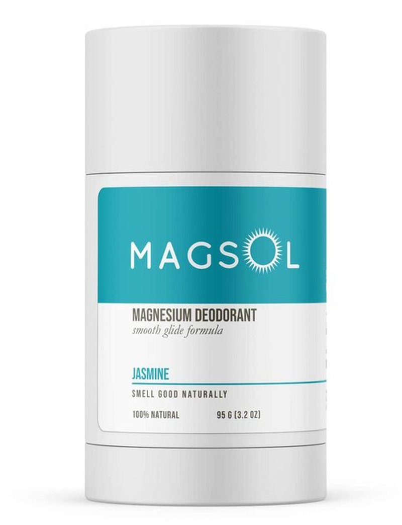 MAGSOL Aluminum Free Deodorant for Women and Men - Natural Deodorant with 4 Total Ingredients, No Baking Soda (Jasmine)