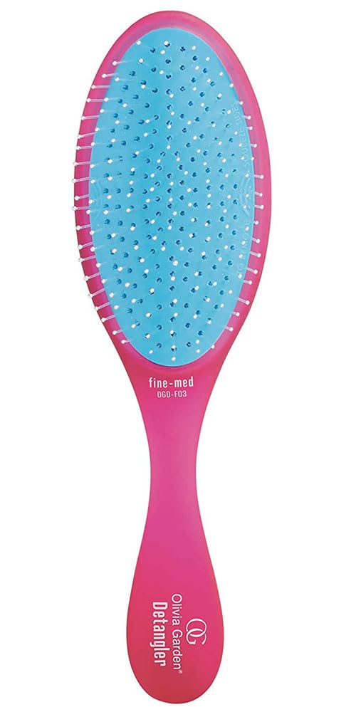 Olivia Garden OG Detangler Brush - Scalp-Massaging, Easy-Clean Design for All Hair Types