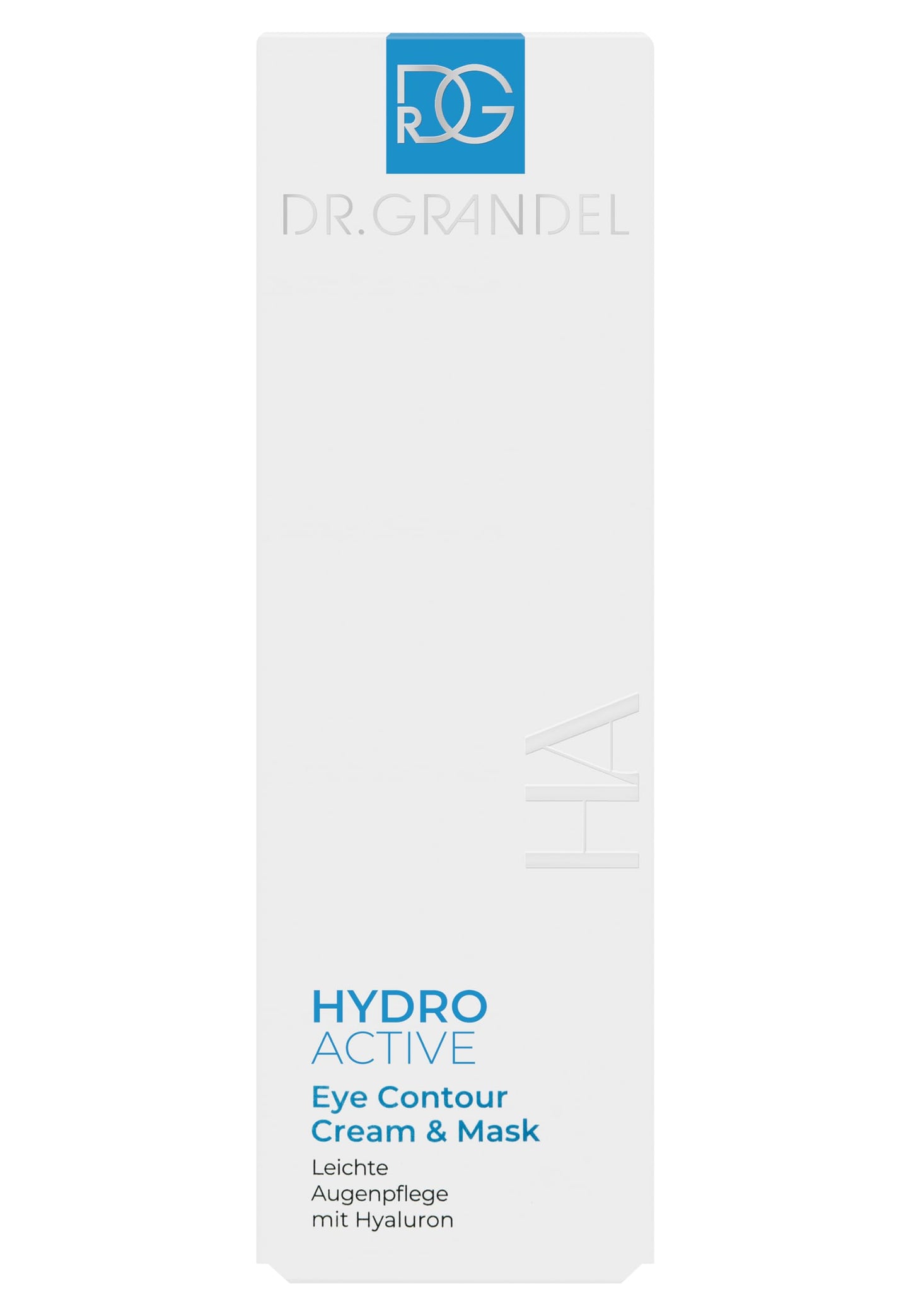 Dr. Grandel Hydro Active Eye Contour Cream & Mask – Hyaluron eye cream and eye mask, moisturizing product for the eye area, alleviates dark circles under the eyes and dryness lines