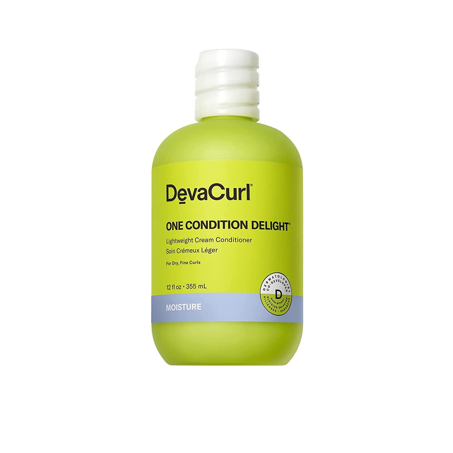 DevaCurl One Condition Delight Lightweight Cream Conditioner, Green Oasis, 12 fl. oz.