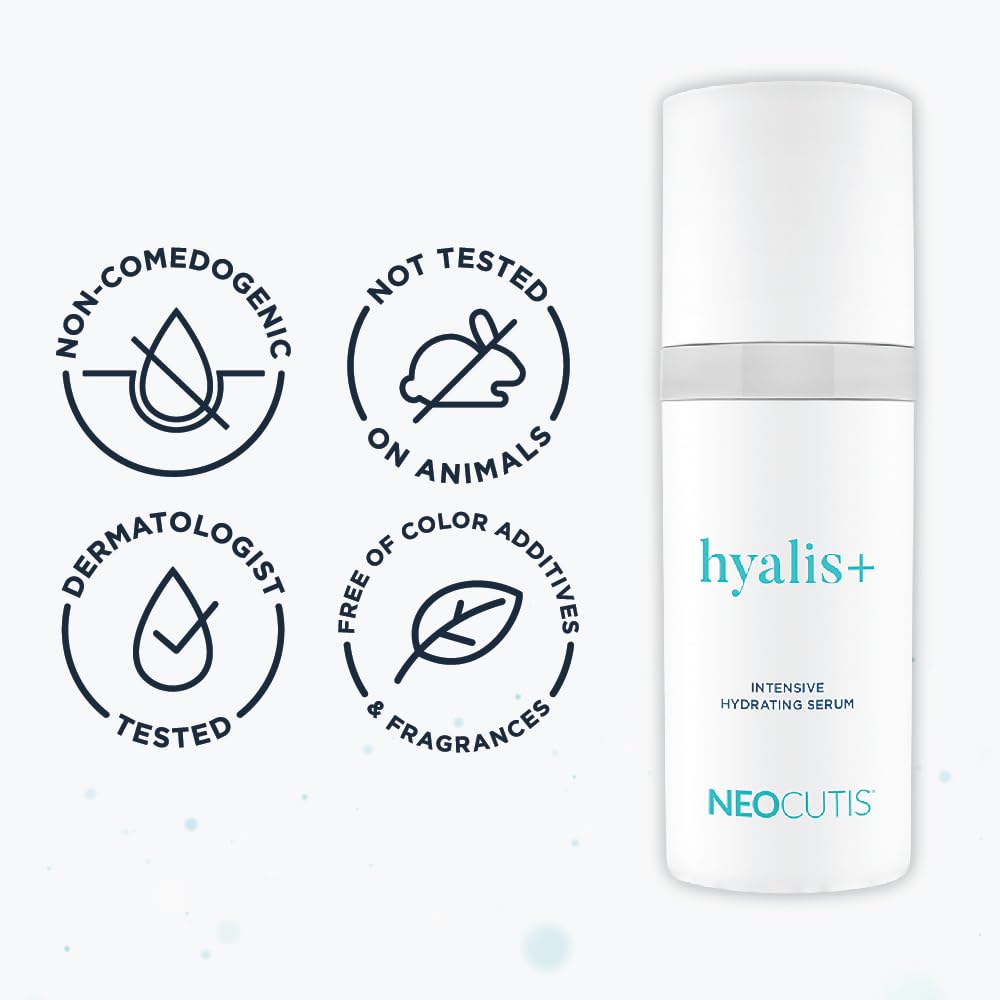 Neocutis Hyalis+ - Hyaluronic Acid And Hydrating Serum - Oil Free - 30ml (60 Day Supply)