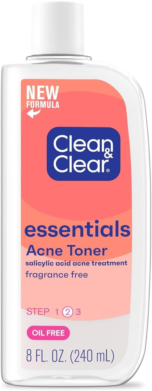 Clean & Clear Essentials Deep Cleaning Astringent 8 Ounce (Value Pack of 2)