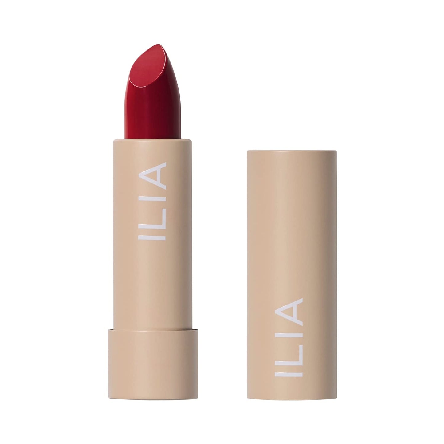 ILIA - Color Block Lipstick | Non-Toxic, Vegan, Cruelty-Free, Hydrating + Long Lasting, No Budge Color with Full Coverage (Amberlight (French Nude With Neutral Undertones), 0.14 oz | 4 g)