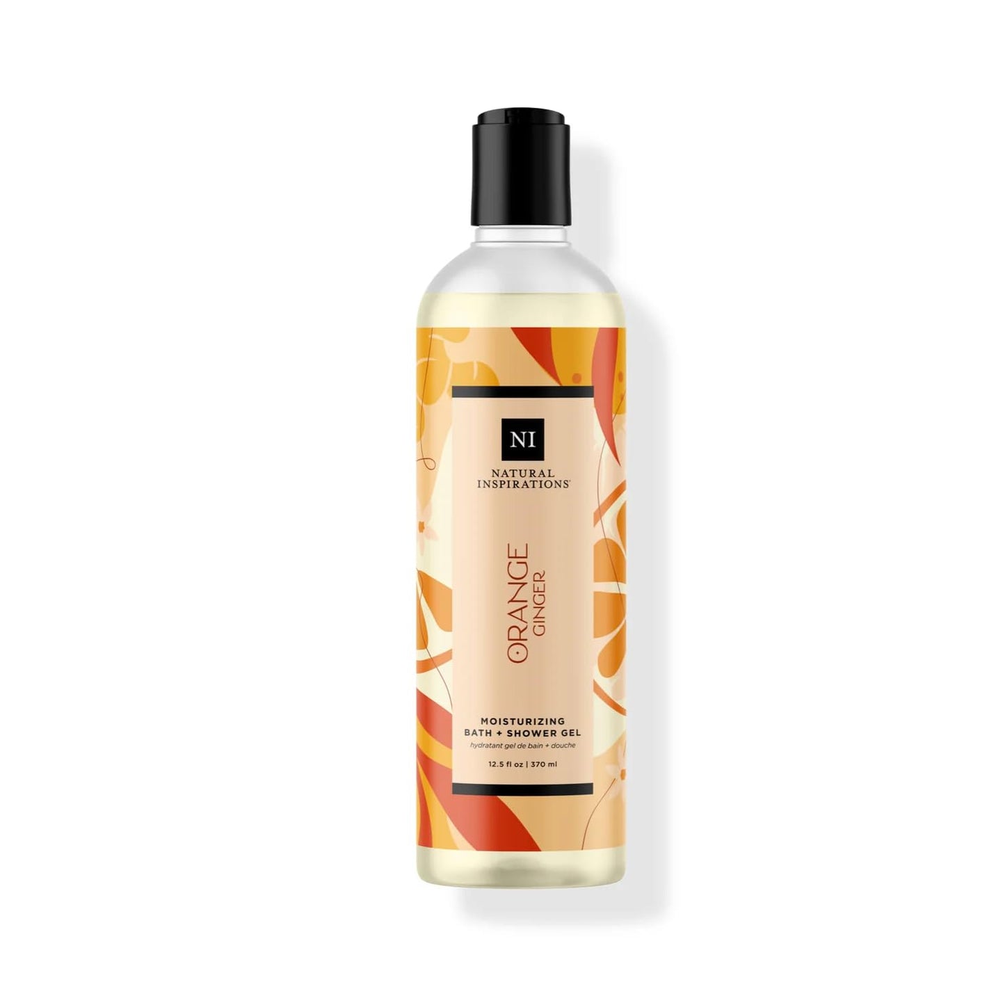Natural Inspirations Orange Ginger Moisturizing Bath & Shower Gel 12.5 oz