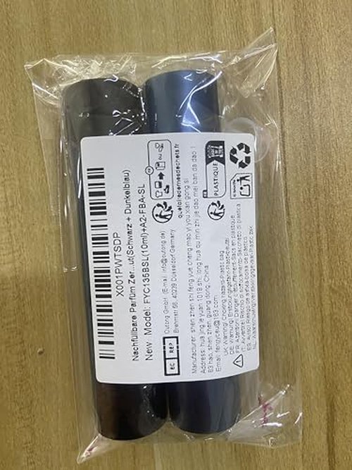 Portable Mini Refillable Perfume Bottle, 2 Pcs Travel Size Perfume Atomizer Empty Spray Bottle Scent Pump Case for Outdoor and Traveling with Funnel and Perfume Diffuser (10ml (Black+Dark Blue))