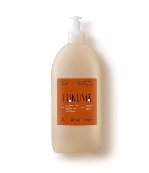 natura - Ekos Tukumã Replenishing Body Lotion Refill - Vegan Skin Care - Moisturize & Improve Skin Texture - Boost Hyaluronic Acid - Brazilian Beauty Secrets - Body Care - 13.5 fl oz (400ml)