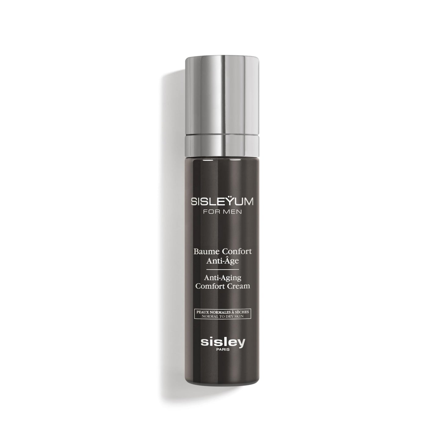 Sisley Paris Sisleyum Anti-Aging Comfort Cream - Smooths, Soothes & Hydrates - For Normal-to-Dry Male Skin - Non Sticky, Non Shiny - Light Fragrance with Woody Notes - 50 mL