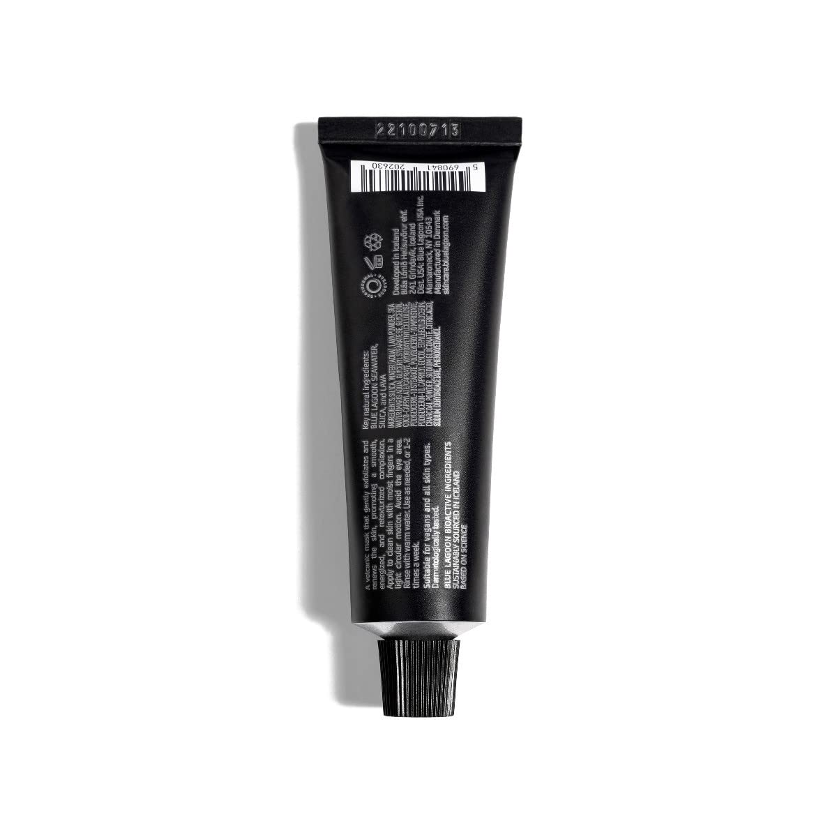 Blue Lagoon - Resurfacing Exfoliating Volcanic Lava Scrub Face Mask - Hydrating and Moisturizing Face Mask - Bioactive Icelandic Skincare (1 oz | 30 ml)