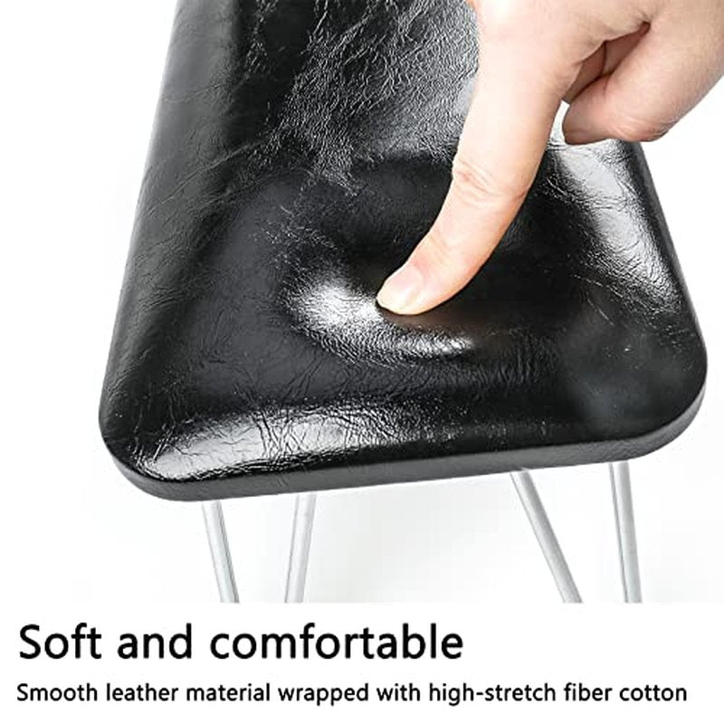 BQAN Nail Arm Rest, Arm Rest for Acrylic Nails with Non-slip, Professional Microfiber Leather Hand Rest Nail Table Desk Manicure Pillow Cushion for Nail Salon Use (Black)