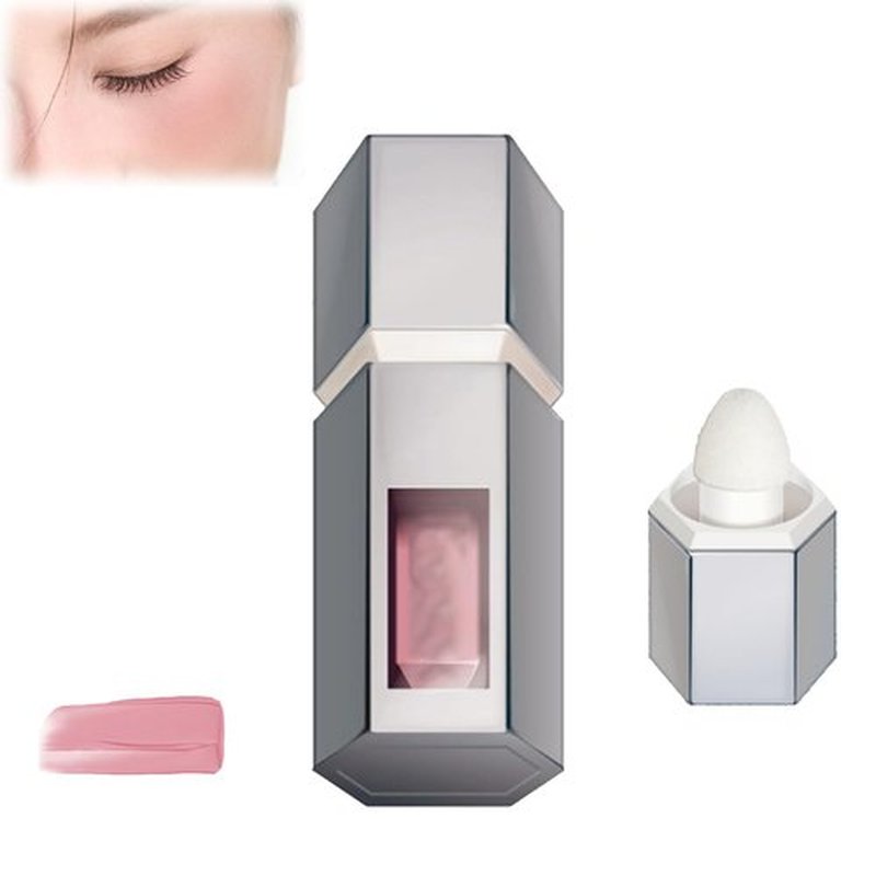 Aztk Liquid Blush, Aztk Jello Color Liquid Blush, Aztk Blush Highlight Contour 3 In 1, Liquid Blush with Sponge Head, Matte Nude Makeup Blusher Cream (Color04)