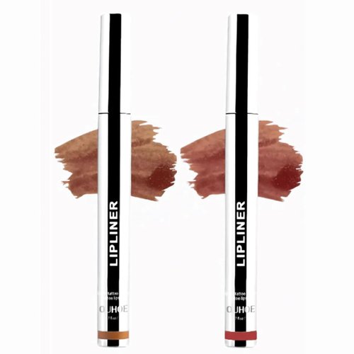 2PCS Timbersonic Peel Off Lip Liner,Timbersonic Peel Off Lip Stain,Timbersonic Lip Stain,Long Lasting Lip Stain Peel Off,Timbersonic Peel Off Lip Stains For Women,For All Skin Type (#02+#03)