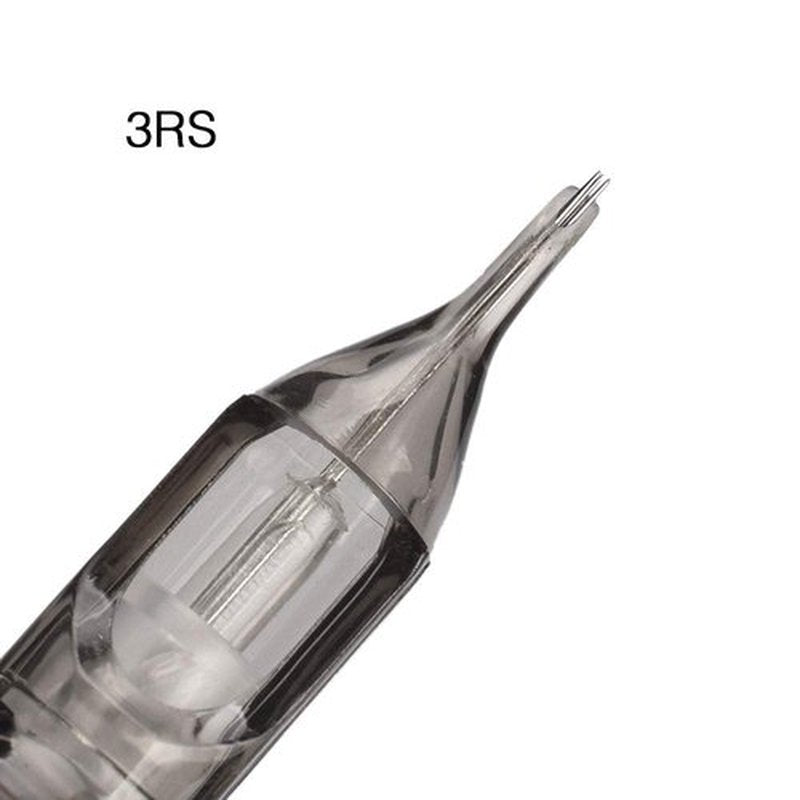 Tattoo Cartridge Needles, ATOMUS 20pcs 3RS 5RS 7RS 9RS 11RS Round Shader Disposable Sterilized Tattoo Needle for Pen Rotary Machine Tattoo Supplies (20pcs 3RS)