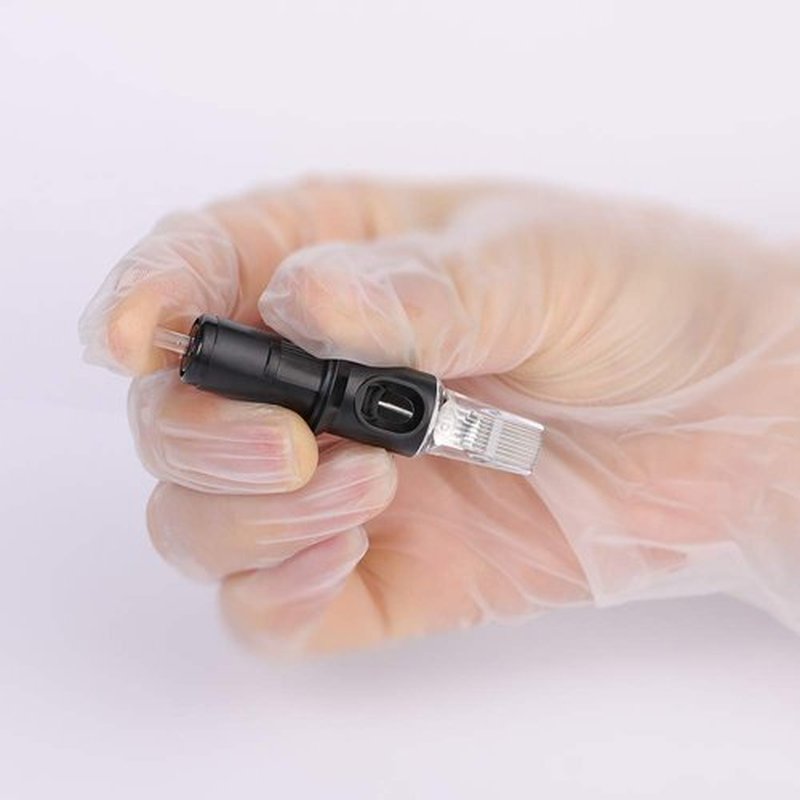STIGMA #12(7RM) Standard Disposable Tattoo Needle Cartridges with Membrane Safety Cartridges for Tattoo Artists Curved/Round Magnum Shader Soft Edge 20Pcs Standard Pack EN05-20-1207RM