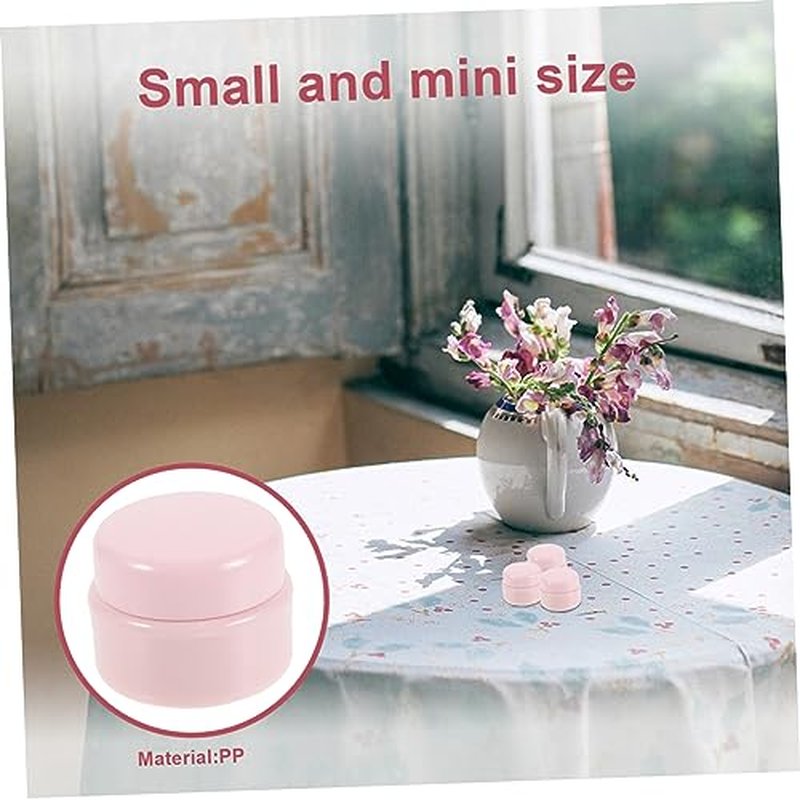 OHPHCALL 2sets Cream Box Makeup Sponge Body Butter Jars Travel Containers for Creams Travel Containers for Toiletries Clear Nail Polish Refillable Makeup Containers Sponge Holder 12pcs*2
