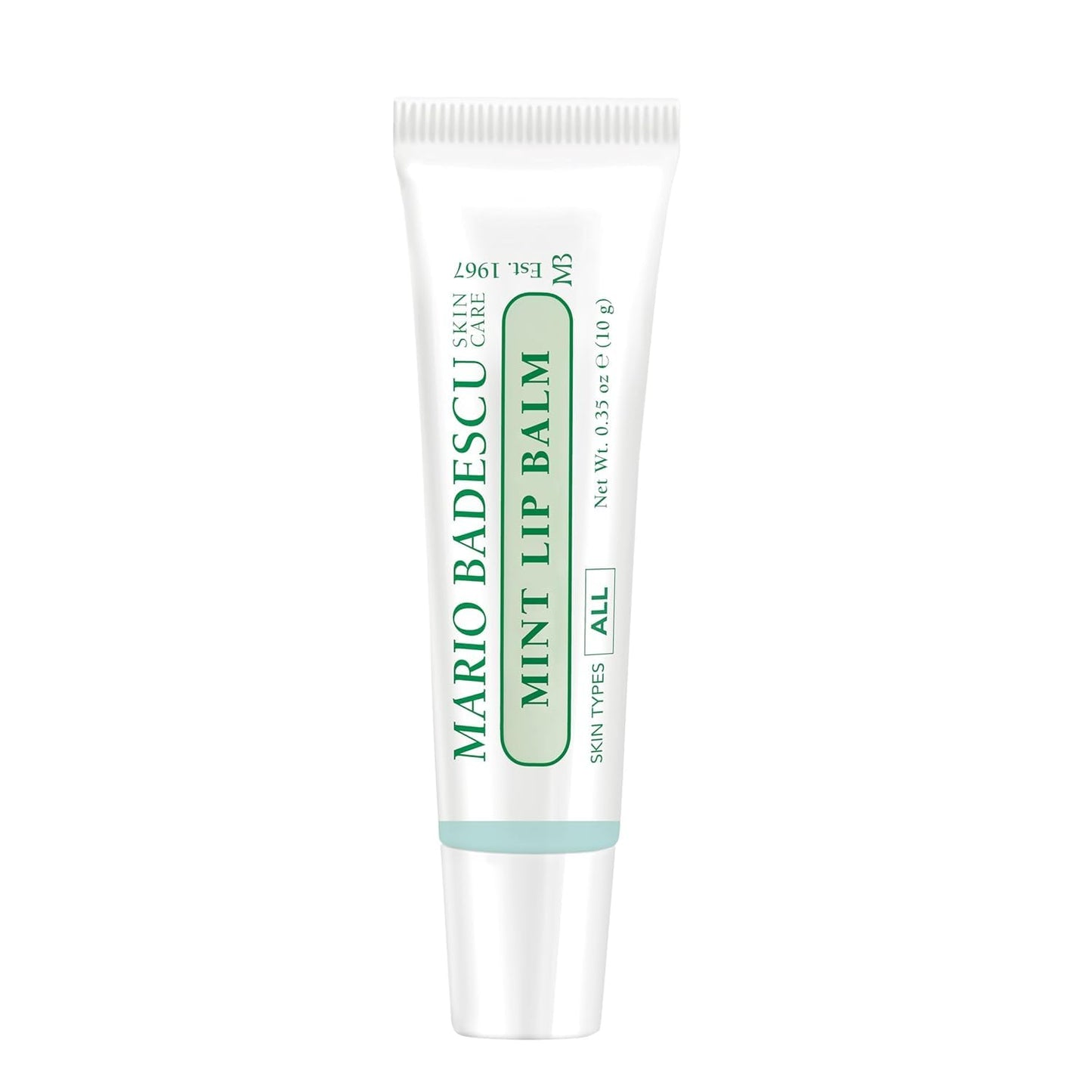 Mario Badescu Moisturizing Mint Lip Balm for Dry Cracked Lips, Infused with Coconut Oil and Shea Butter, Ultra-Nourishing Lip Care Moisturizer for Soft, Smooth and Supple Lips, 3 Pack