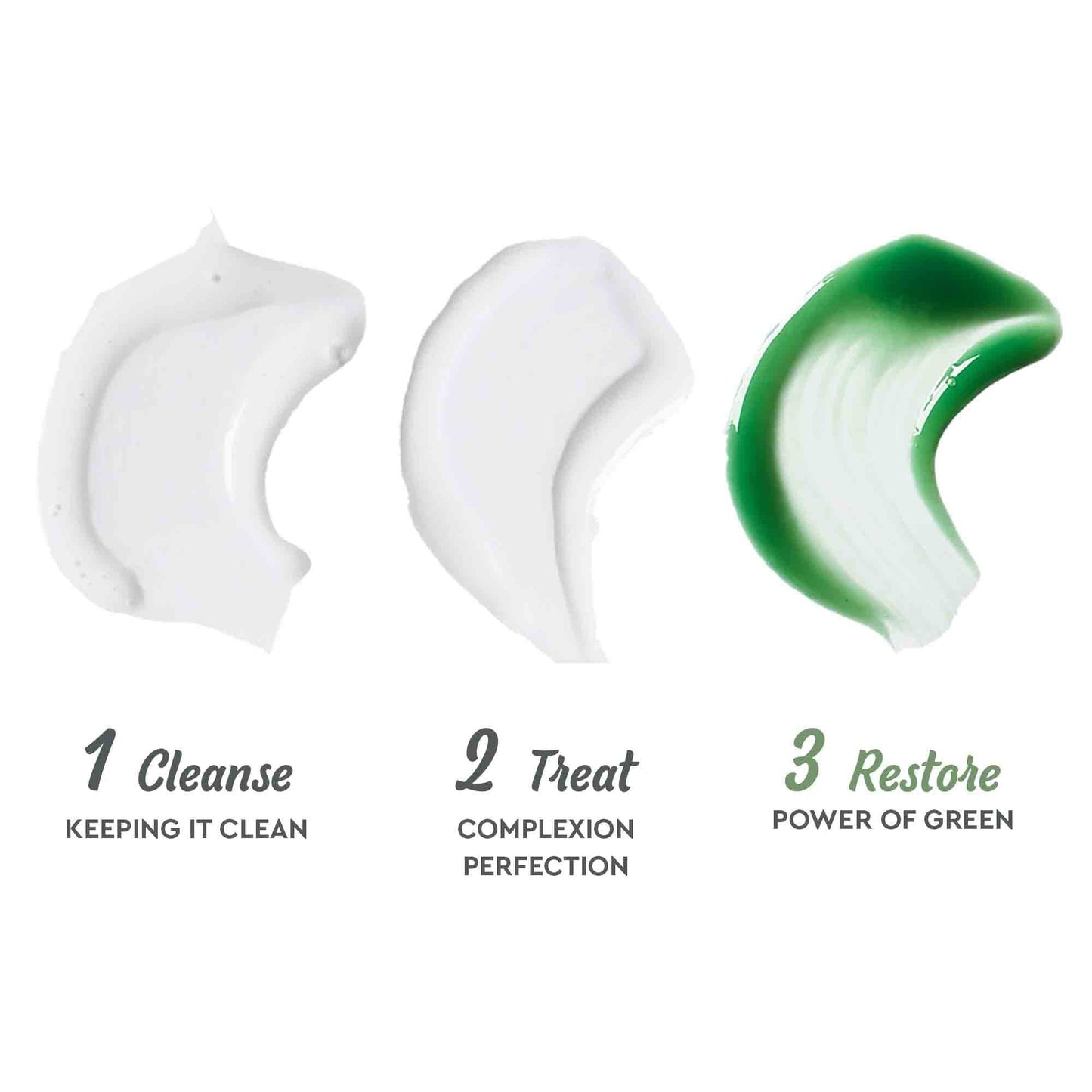 BioClarity 3-Step Acne Routine, Mini Size, for Oily or Acne-Prone Skin, Clean Vegan Ingredients, Includes Cleanser, Salicylic Acid Acne Treatment Gel, Restorative Green Gel