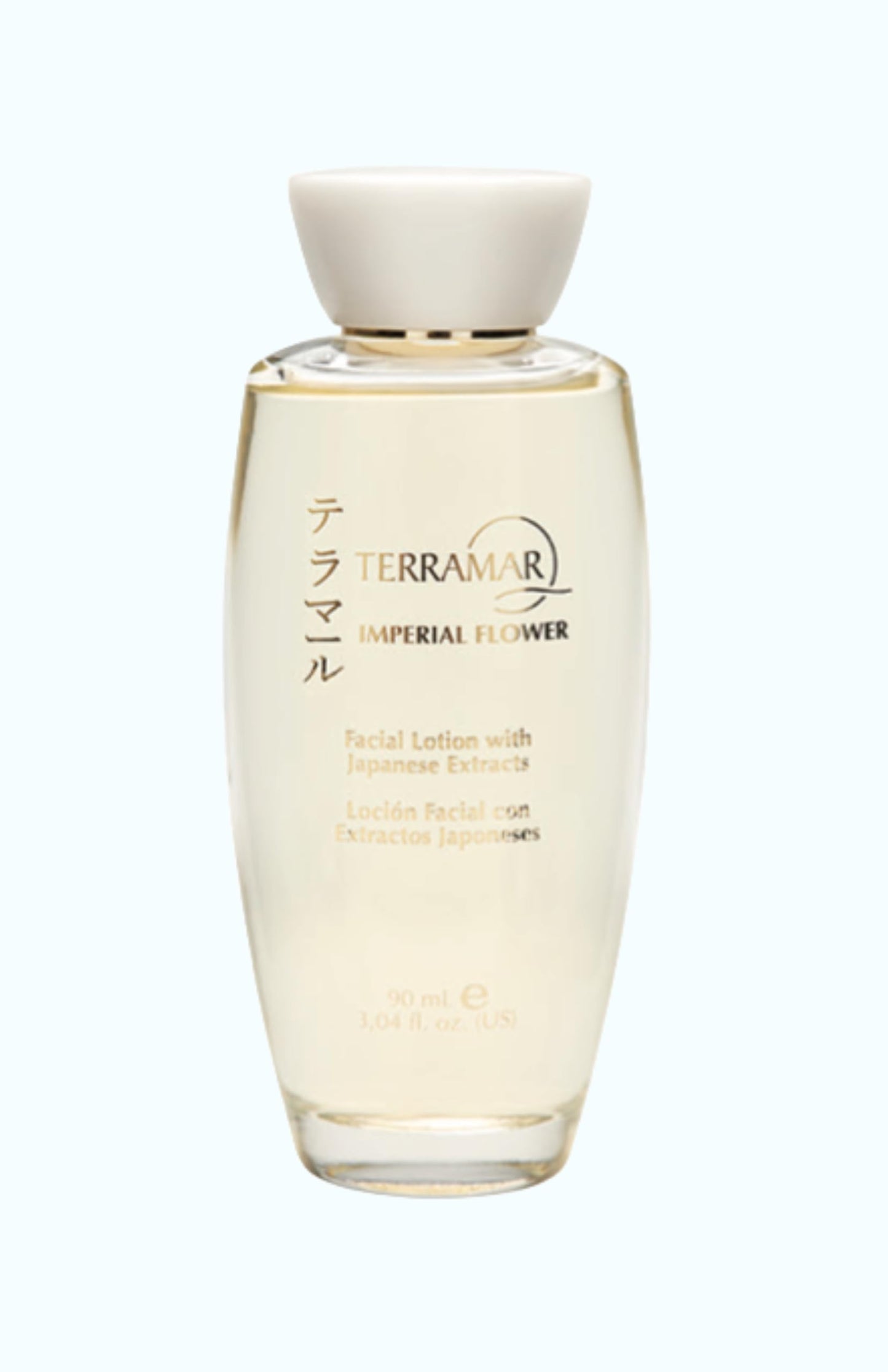 Terramar IMPERIAL FLOWER FACILA LOTION with Japanese Extracts - Hydrating & Balancing Toner, Soothes & Refreshes Skin, Preps for Serums, Lightweight