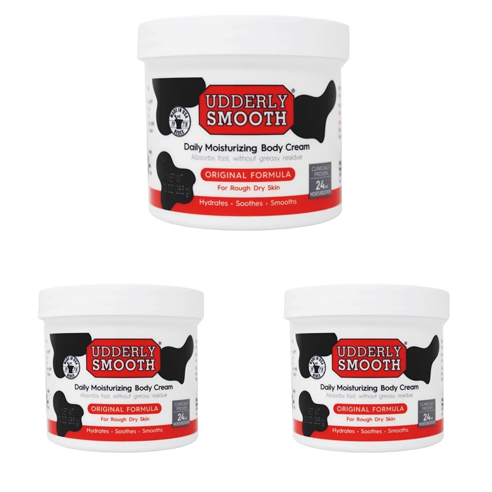 Udderly Smooth Body Cream 10 oz (Pack of 4)
