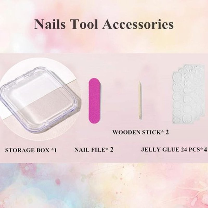 CAMILCY Handmade Nails Press on Almond Nail Pointed Green Gold Crystal Glitter Design Hand painted Reusable Gel UV Finished Pre shaped False Nails for Women 10pcs 3D Handmade Nails (A048, S)