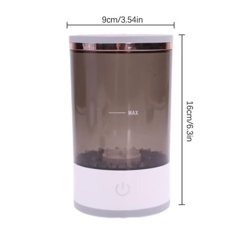 Beautyswirl - Cosmetic Brush Cleaner, The Cozy Luna Brush Cleaner, Multicolor Makeup Brush Cleaner Usb Rechargeable Automatic Deep Cosmetic Cleaning Device (Plug-in,2PCS-Blue)