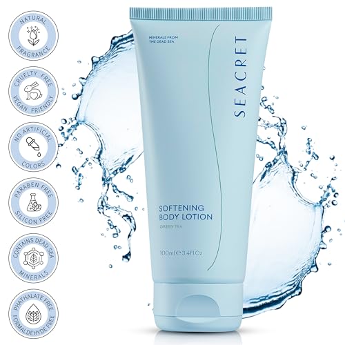 SEACRET Softening Body Lotion Green Tea- 3.4 Fl.Oz, 100ml