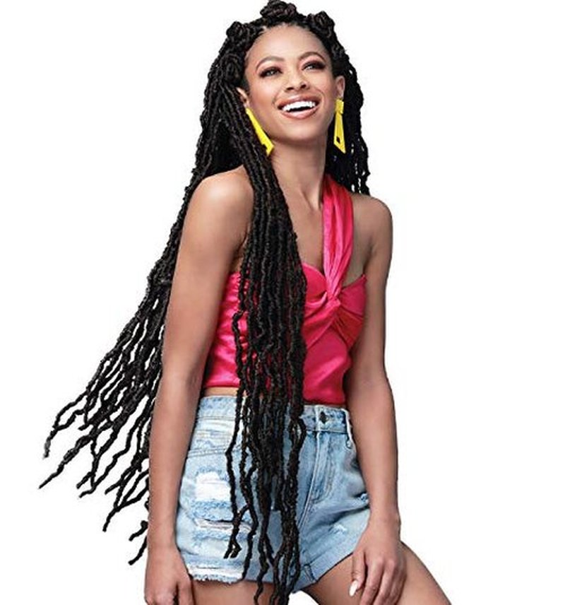 Bobbi Boss Synthetic Crochet Braid NU LOCS 36 2x (3-Pack, BT4/3327)