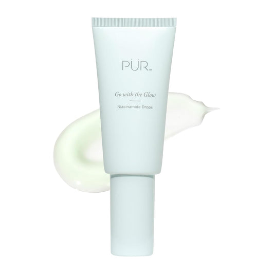 Niacinamide Glow Drops - Hydrating Serum with Vitamin C for Redness Reduction, 1 oz - PÜR Beauty