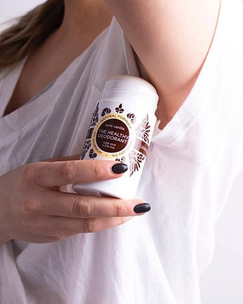 Lavanila Pure Vanilla Aluminum-Free Mini Deodorant 2-Pack - The Healthy Deodorant for Men & Women, Solid Stick (0.9 Ounce Each), Natural, Vegan