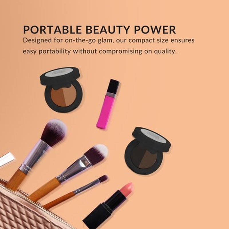 Color Me Beautiful Brow Powder Duo (Coffee Bean)