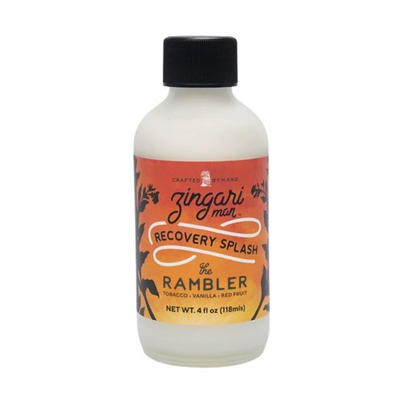 Zingari Man - The Rambler Recovery Splash - Mens Skin Care Aftershave Products - Moisturizer and Body Lotion Wash - Hydration Primer With Cologne and Oil Blend - Sensitive Shaving Treatment