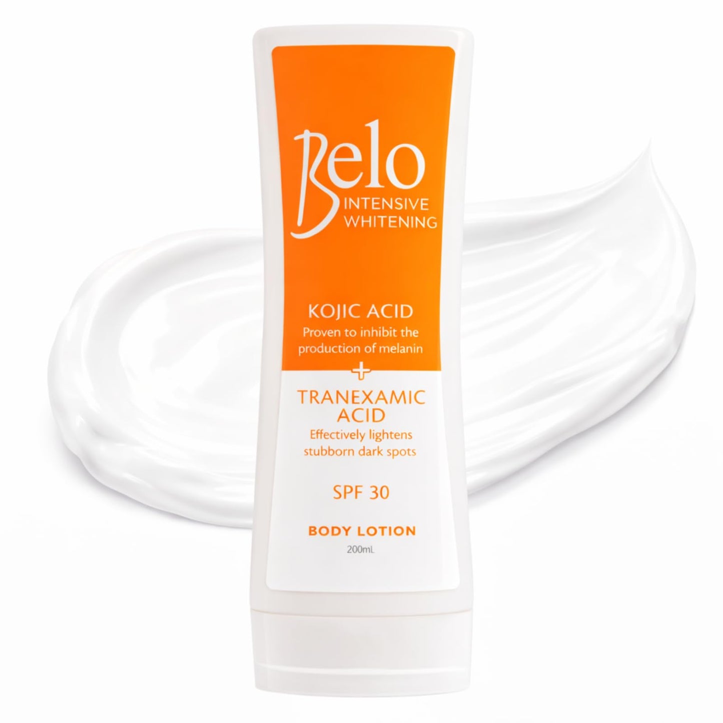 Belo Essentials Intensive Body Lotion Smooth Texture Fast Absorbing Lightweight Daily Use Hydration Boost Care - 200mL x 3 Bottles
