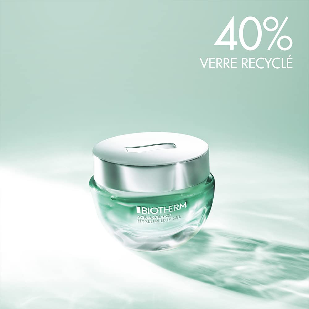 Biotherm Aquasource Hyalu Plump Gel, For Normal To Oily Skin. With plumping Hyaluronic Acid And Regenerating Biotech Plankton For Visibly Plumper And Glowing Skin, 1.01 Fl. Oz.