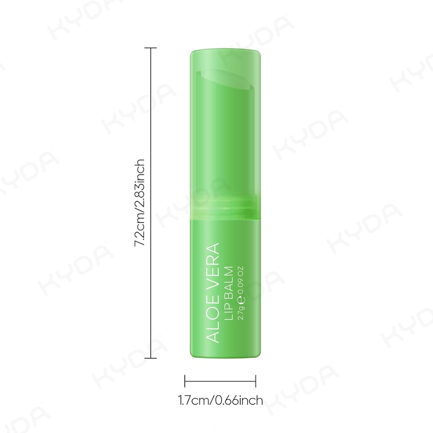 Aloe Vera Lip Balm Set - Deep Hydrating Formula for Dry, Cracked Lips | 3 Pcs, Colorless Finish