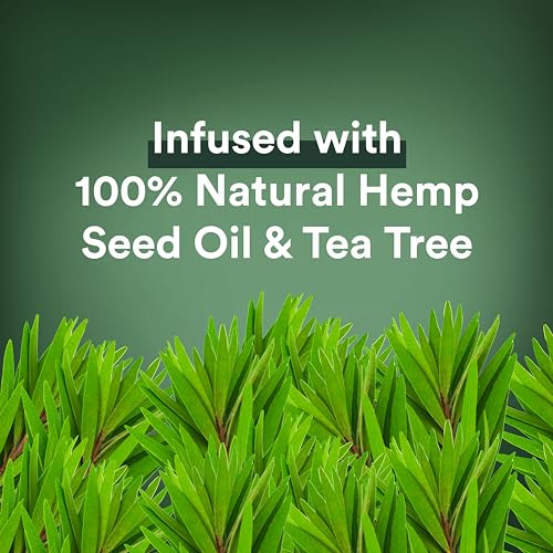 Suave Natural Tea Tree & Hemp Seed Oil Conditioner, Revitalizing and purifing Hair & Scalp, No Parabens, No Phthalates, 28 oz Pack of 4