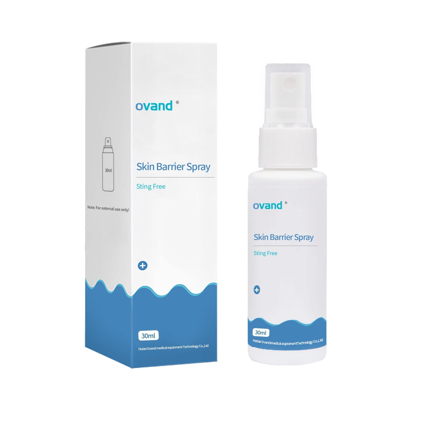 No Sting Ostomy Barrier Spray - Skin Barrier Film for Sensitive Skin - Skin Barrier for Protection Around Stomas and Wounds