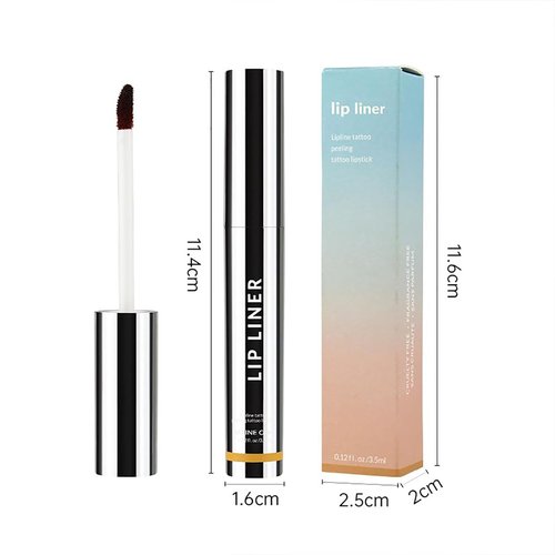 Qorva Peel off Lip Liner Stain, Qorva lip - qorva peel off lip liner stain nude, Qorva Lipstick, Timbersonic Peel off Lip Stain, Lip Stain Peel Off Long Lasting Waterproof (03 * 2)
