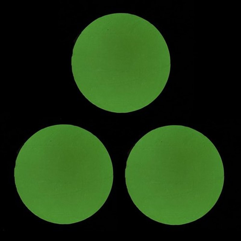Aolowewin Glow in The Dark Spike Replacement Balls, Roundnet Game Balls - Play at Night, Light Up for 20~30 Minutes (3X Glow Balls+UV Flashlight)