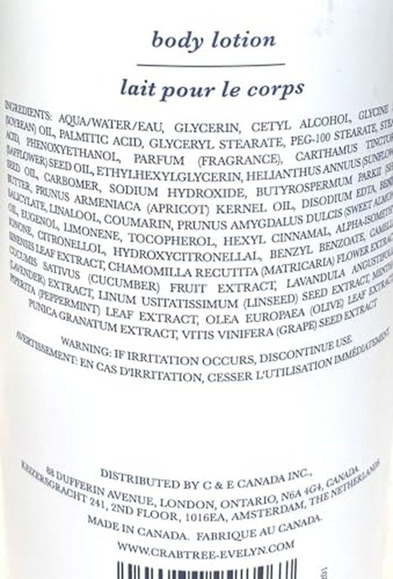 Crabtree & Evelyn Nantucket Briar Body Lotion 16.9 oz