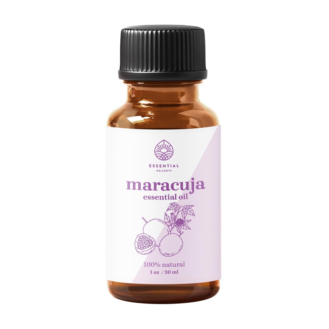 Maracuja Oil by Essential Delights - Premium Grade Essential Oil | for Aromatherapy, Soaps, Lotions, & Candles | Vegan & Cruelty Free (1 Fl Oz)