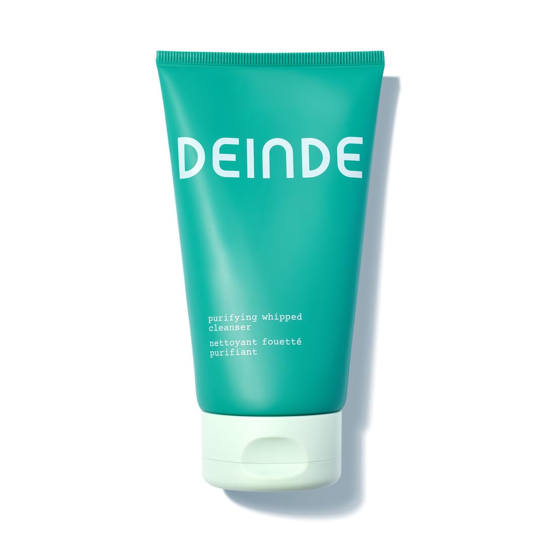 DEINDE Purifying Whipped Cleanser for a Deep Clean While Maintaining Skin's Barrier. Non-Drying, Non-Stripping, Lush, Microfoam Face Wash for All Skin Types.