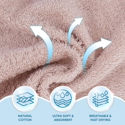 SUMSOFT Cotton Washcloths Towel Set 15 Pack 10"x10" Soft Face Cloths for Washing Face, Multi-Purpose Fingertip Wash Cloths for Showering, Hotel, Spa, & Kitchen