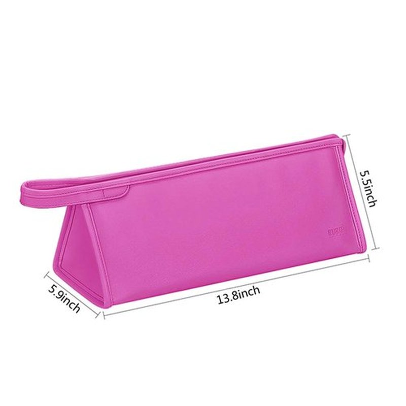 BUBM Travel Storage Bag Compatible with Dyson Airwrap Styler, Shark Flexstyle Air Styling & Drying System, Portable Carrying Case Organizer for Airwrap Styler and Attachments,Rose