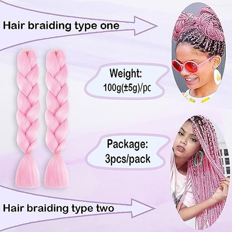 Ombre Braiding hair synthetic Crochet braids twist 24inch 3pcs/lot 100g Ombre two three tone Jumbo braid hair extensions Dreadlocks(ps17 pack of 3)