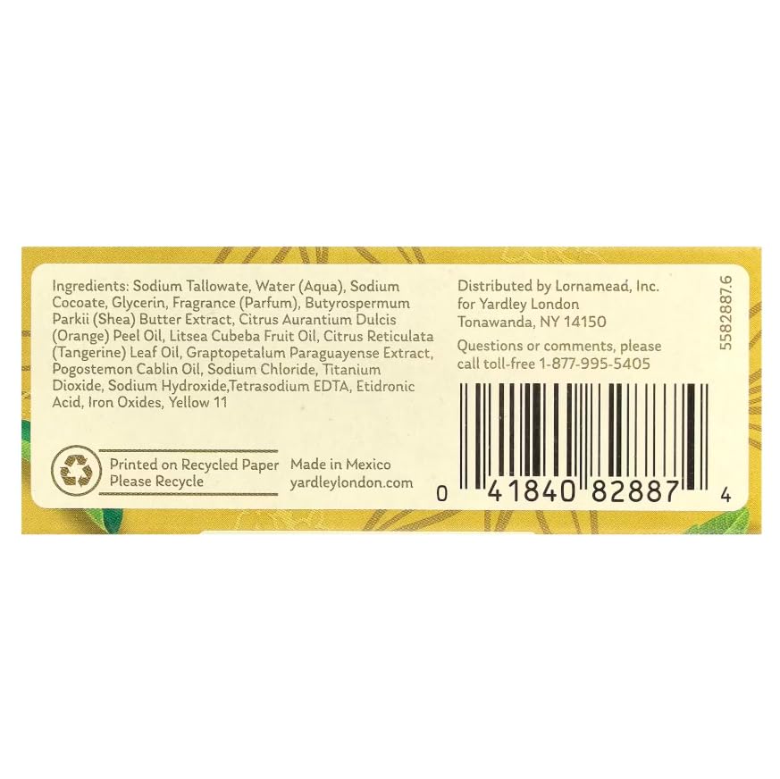 Lemon Verbena Moisturizing Bar with Shea Butter & Citrus Oil - 4.25 oz (Pack of 10)