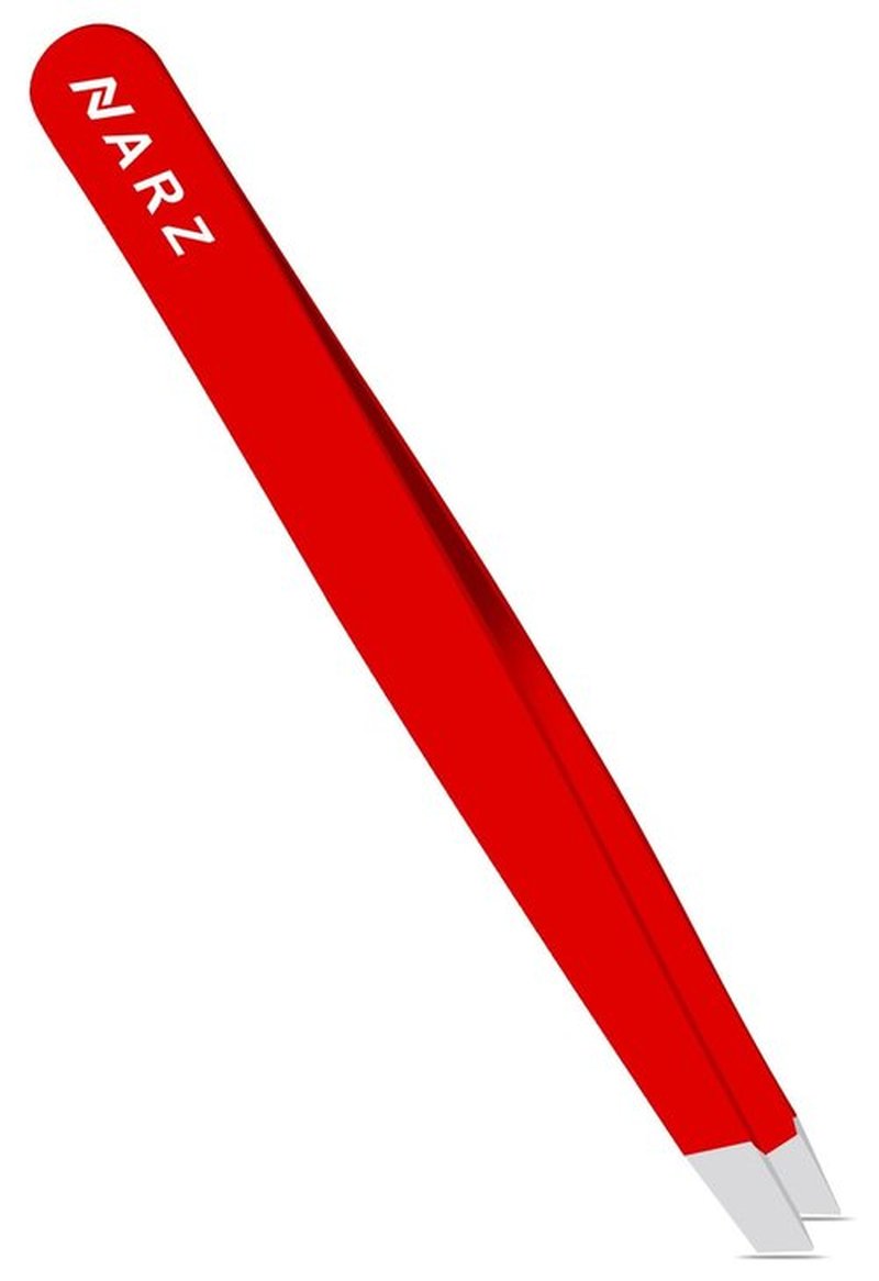 Professional Tweezer for Facial Hair Women & Men Stainless Steel Precision Tweezers for Ingrown Hair Tweezers for Men & Women (Red)