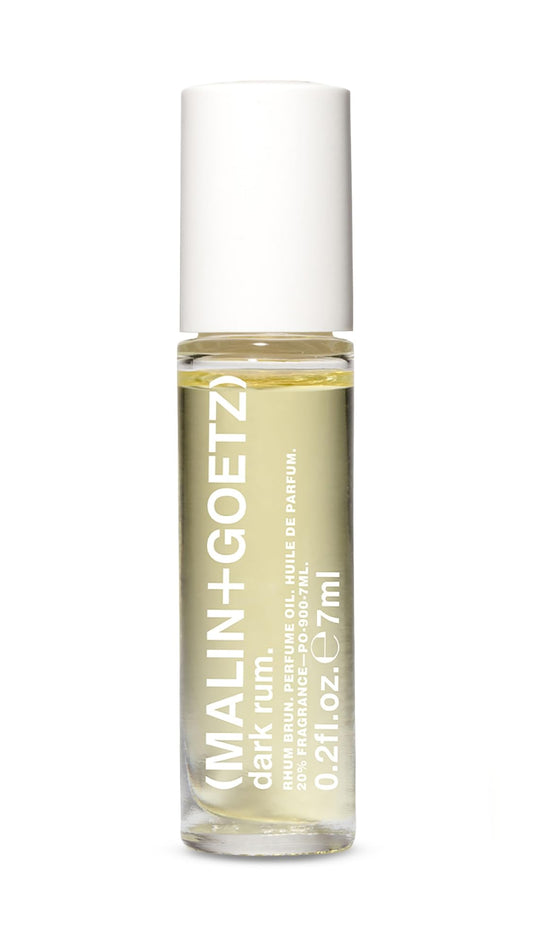 MALIN+GOETZ Perfume Oil Dark Rum | Concentrated Fragrance in Signature Scents | Travel-Friendly Rollerball | Vegan & Cruelty-Free | 0.2 fl oz