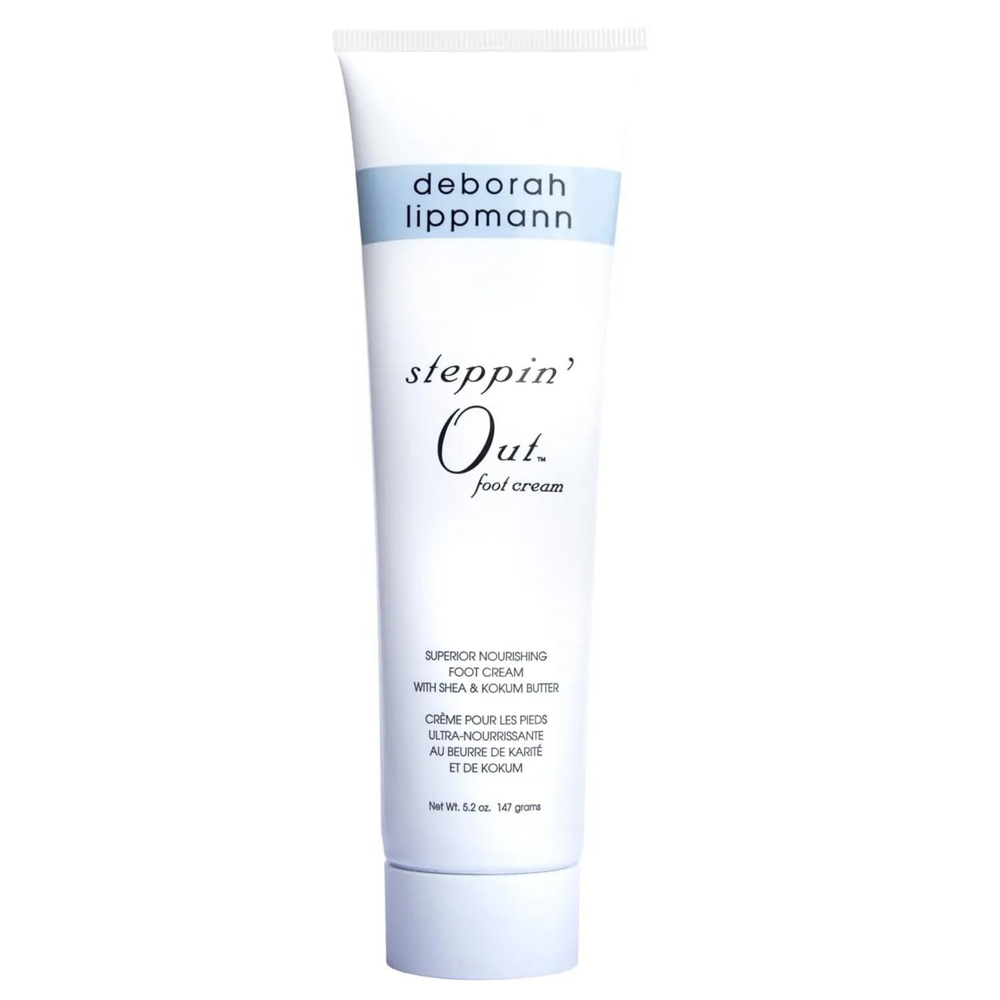 Deborah Lippmann Steppin' Out Foot Cream - Moisturizing & Non-Greasy, 5.2 Oz for Soft, Healthy Feet