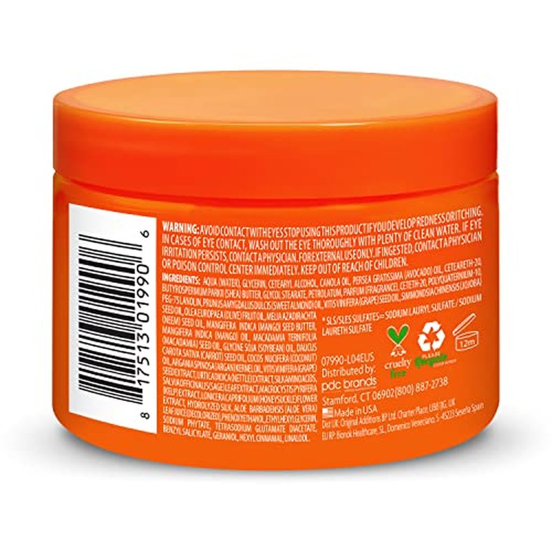 Cantu Avocado Silicone-Free Hydrating Curling Hair Styling Cream with Shea Butter, 12 Ounce (Packaging May Vary)